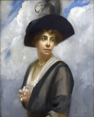 梅夫人情人节-棕色 1919