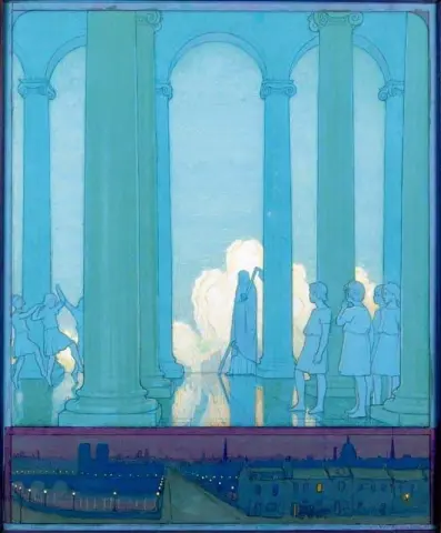 未来王国 青鸟插画 1911