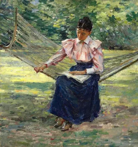 吊床上的女孩 1894