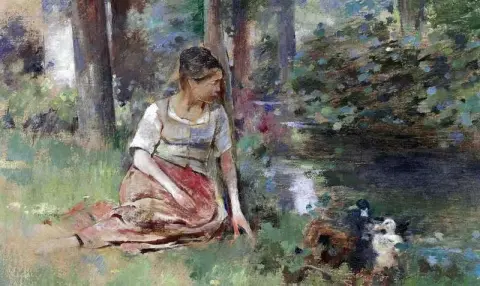 女人与鸭子