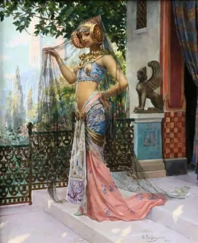 后宫舞者约1910年