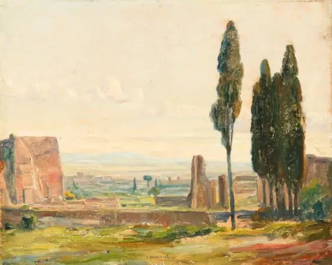 View From The Palatine Hill Rome