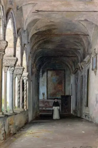 Monk In A Cloister