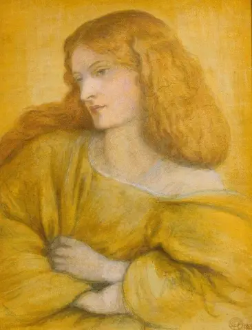 黄衣女子 1863