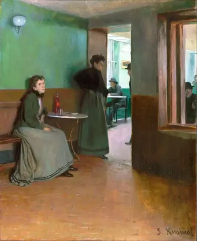 Kahvilan sisustus 1892