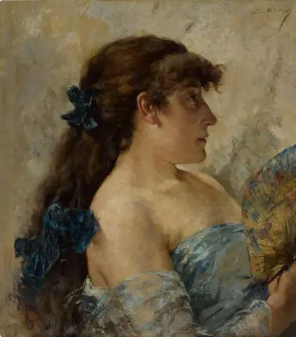 La dama del abanico 1881