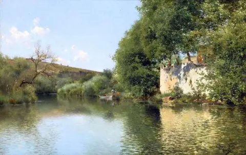 Båtfest i vila San Roque 1890-95