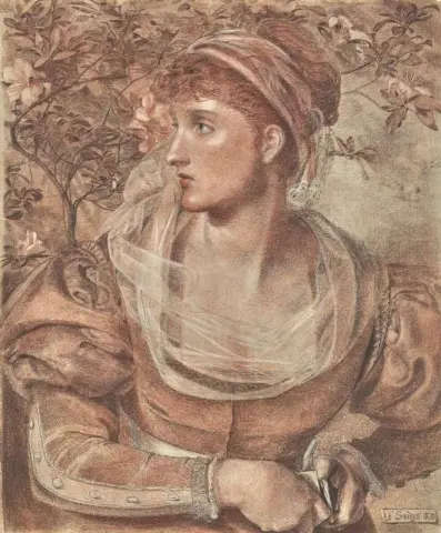 A Lady In A Shakespeare Costume 1870