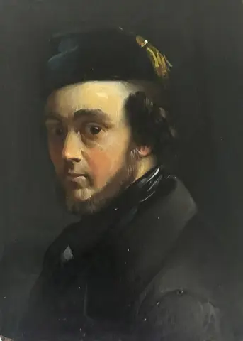 Petrus Van Schendel 的自我创作，1841 年