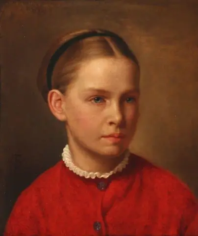 金发少女肖像 1867