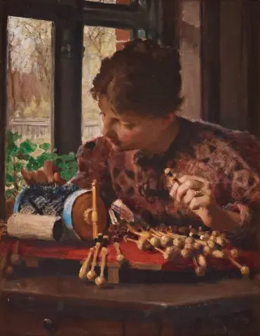 花边女工 1886