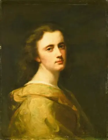 特蕾莎·施瓦茨 (Therese Schwartze) 16 岁女儿的肖像，1868 年