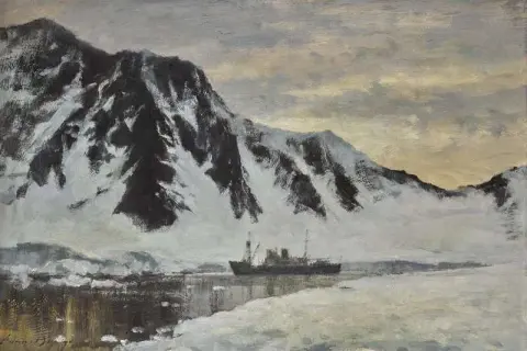约翰·比斯科 (John Biscoe) 在 Base O 1957