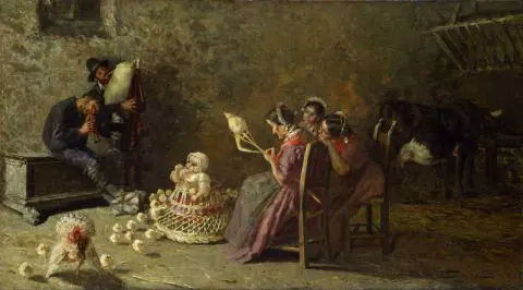 مزمار القربة في بريانزا كاليفورنيا 1883-85