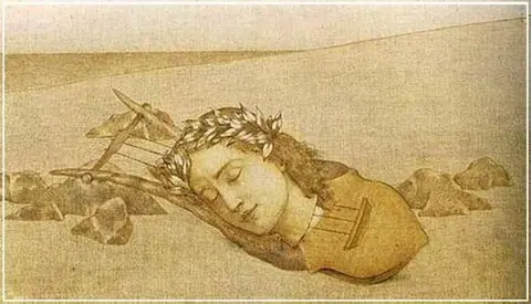 The Lyre Of Orpheus Study Ca. 1898