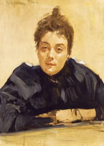 Retrato de una dama que se dice María Vasilievna Yakunchikova 1892