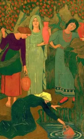 Wachten bij La Fontaine 1897