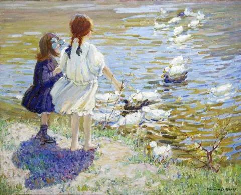 Feeding The Ducks
