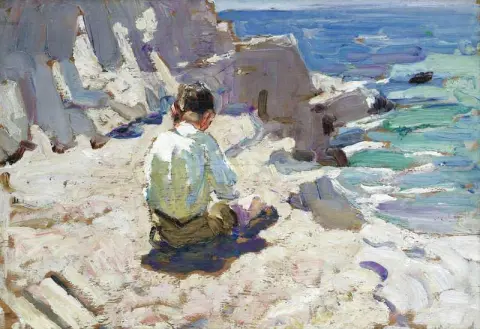 Study Of A Young Boy
