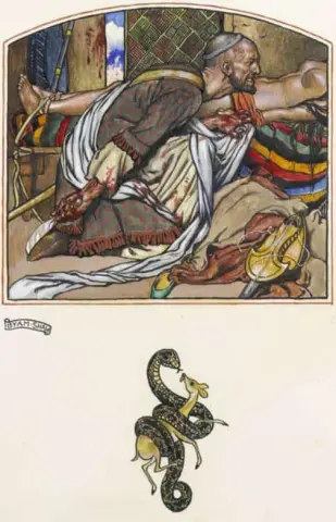 Il membro della tribù assetato di sangue