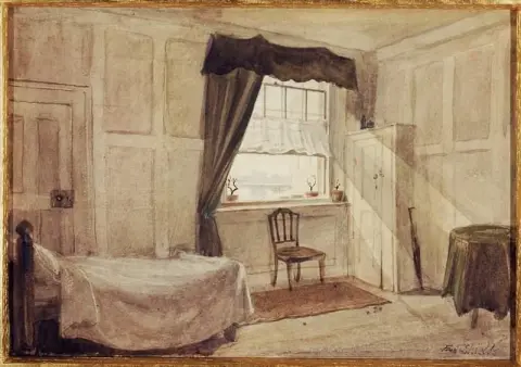 William Blake S Workroom And Deathroom ca 1880