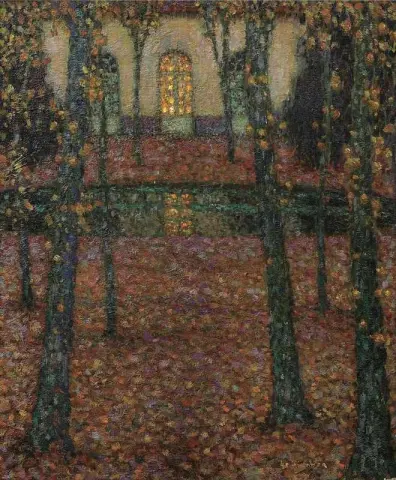 Trianon-bekken in de herfst van 1937