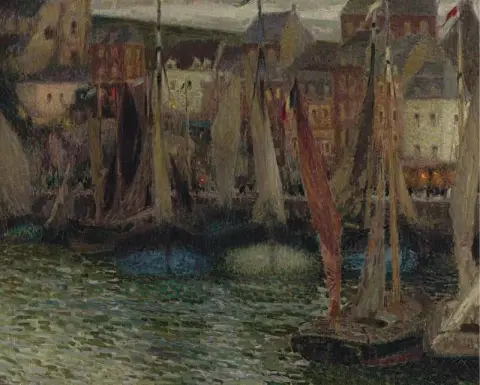 Boten Een Treport 1906