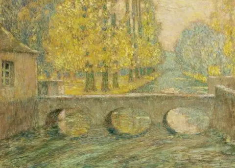 A Ponte. Outono Gisors 1904