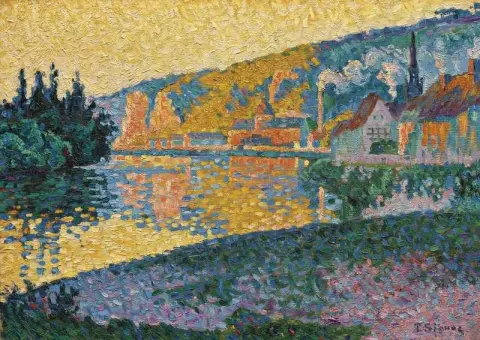 安德利斯一家。夕阳作品 135 1886 1898