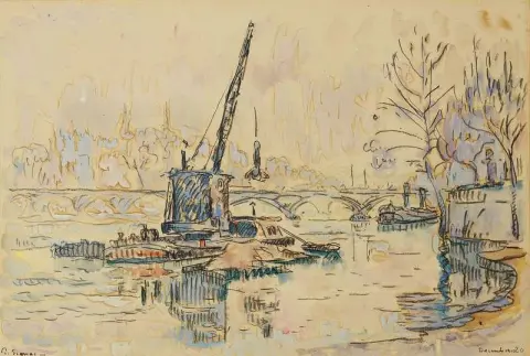 巴黎 塞纳河 在 Quai Malaquais