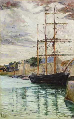 贝桑港 Les Trois-mats 码头 1883