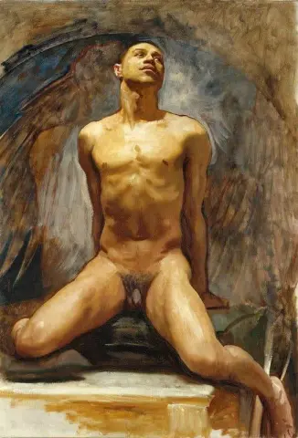 托马斯·E·麦凯勒 (Thomas E. Mckeller) 裸体研究，1917-20