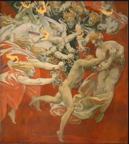 俄瑞斯忒斯被复仇女神追击 1921