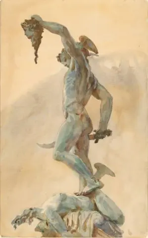 切利尼·S·珀尔修斯的草图可能 1910