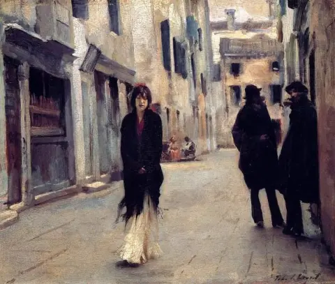 威尼斯街道 1882