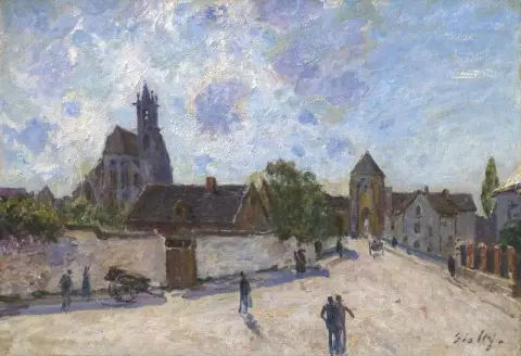 莫雷特街 (La Rue A Moret)，加利福尼亚州，1888 年