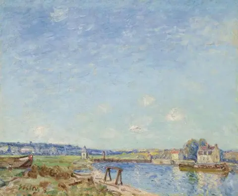 Le Loing 在 圣曼姆 1884