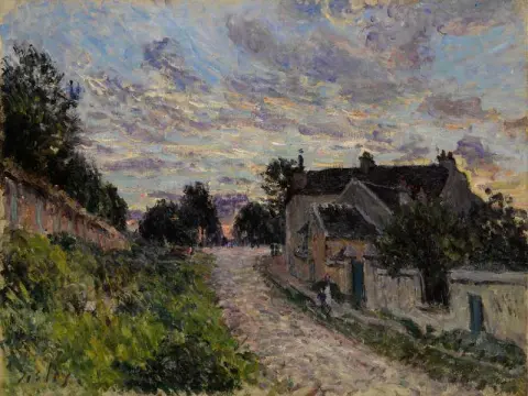 卢韦西安的一条小路，约 1876 年
