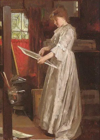 Een favoriete schets 1900