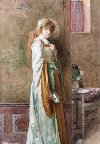 De liefdesbrief 1900