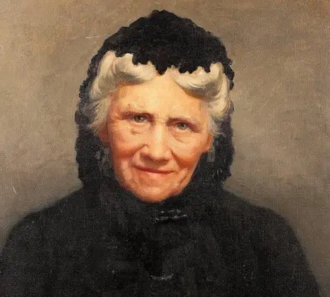 Retrato de uma velha de luto