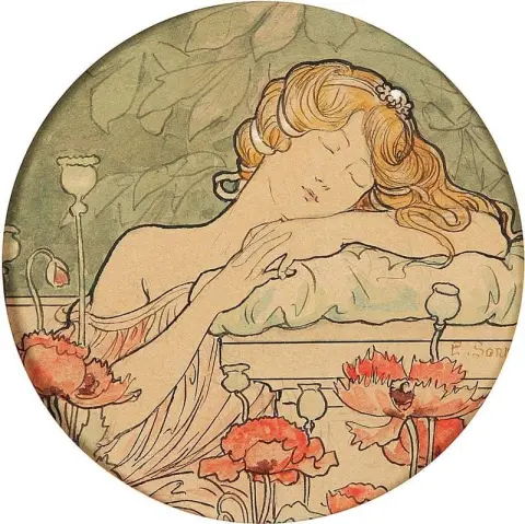 Mulher jovem dormindo