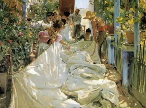 돛을 고치다 1896