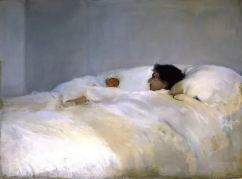 어머니 약 1900년
