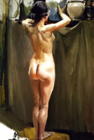 누드 여인 1910년경