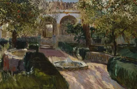 세비야 1908의 Charles V Alcazar 파빌리온