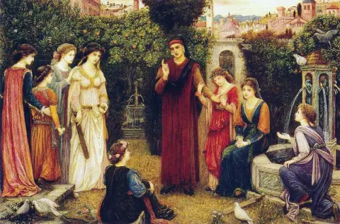 Dante At Verona 1888