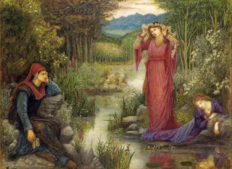 Dante's Vision Of Leah And Rachel 1887