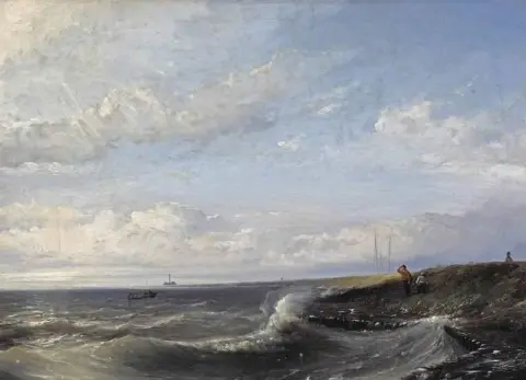Вид на Харлеммермер до мелиорации, около 1853 г.