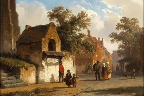 Деревенская дорога 1851 г.